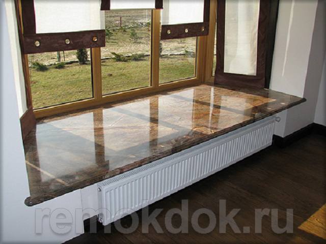 Подоконники из искусственного камня