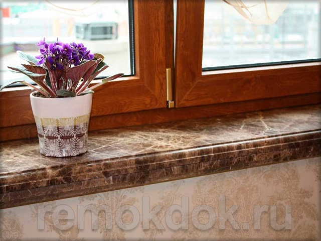 Подоконники из мрамора