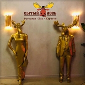 Раздвижная перегородка для ресторана Сытый Лось