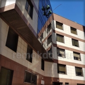 Врезка фрамуги в фасадное остекление